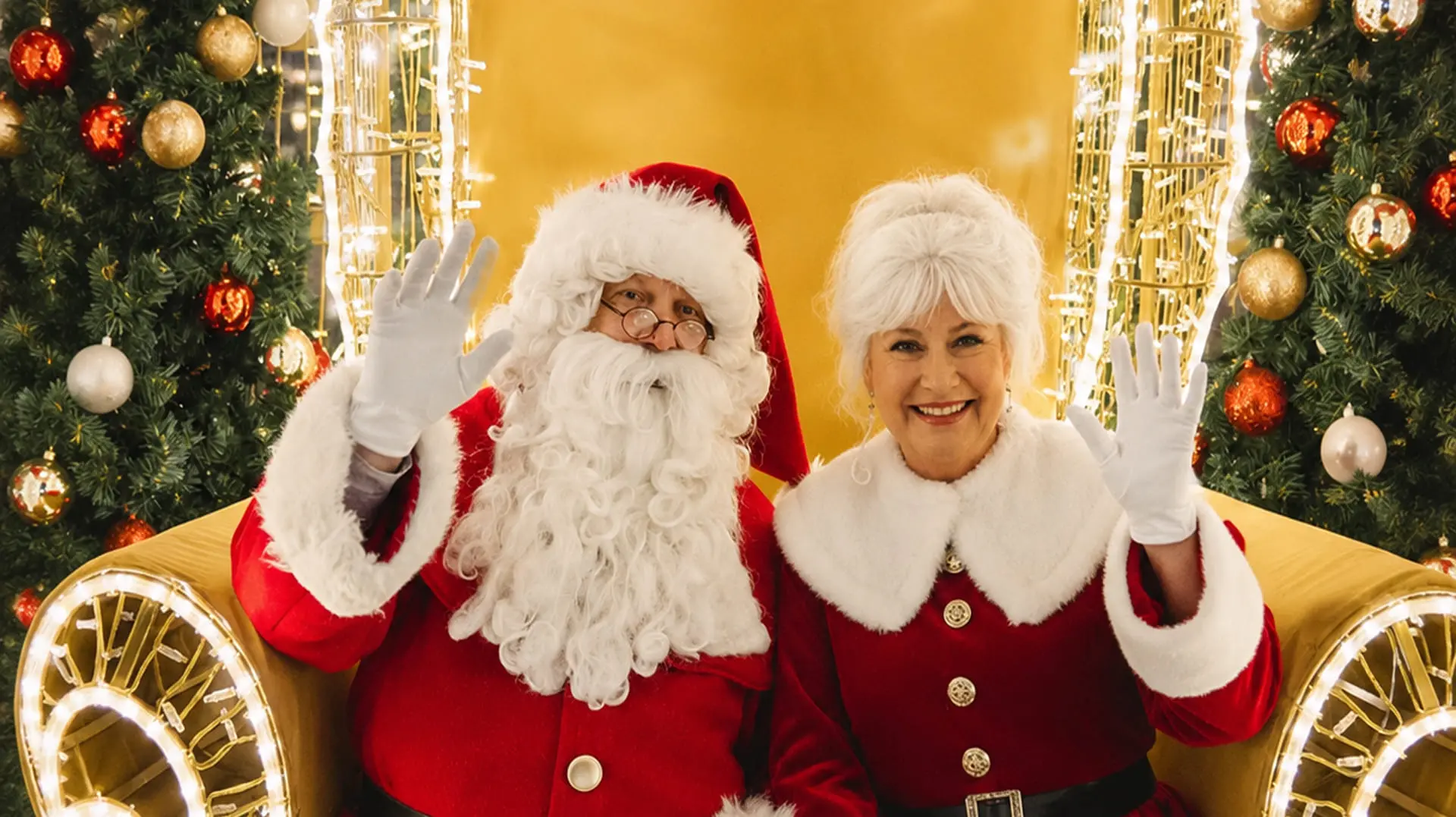 Père et Mère Noël salutation