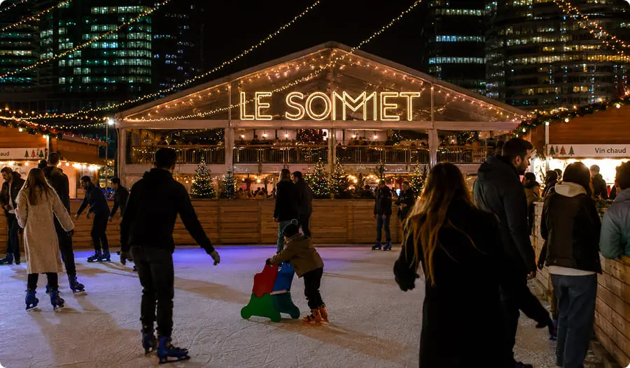 Patinoire place Le Sommet